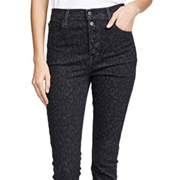 J Brand Button  Fly Lillie High Rise Crop Jeans - Picture 3 of 3